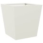 Jardinera de acero blanco 40x40x40 cm de , Maceteros y jardineras - Ref: Foro24-851054, Precio: 38,62 €, Descuento: %