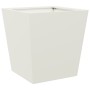 Jardinera de acero blanco 40x40x40 cm de , Maceteros y jardineras - Ref: Foro24-851054, Precio: 38,62 €, Descuento: %