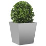 Jardineras 2 unidades acero galvanizado 40x40x40 cm de , Maceteros y jardineras - Ref: Foro24-851063, Precio: 48,79 €, Descue...