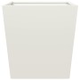 Jardinera de acero blanca 50x50x50 cm de , Maceteros y jardineras - Ref: Foro24-851068, Precio: 53,08 €, Descuento: %