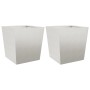 Jardineras 2 uds acero inoxidable 50x50x50 cm de , Maceteros y jardineras - Ref: Foro24-851075, Precio: 114,67 €, Descuento: %