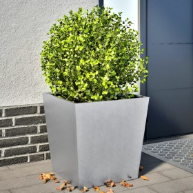 Jardineras 2 uds acero galvanizado 50x50x50 cm de , Maceteros y jardineras - Ref: Foro24-851077, Precio: 66,70 €, Descuento: %