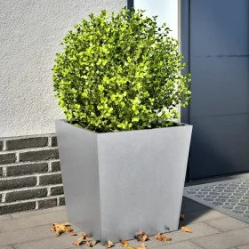Jardineras 2 uds acero galvanizado 50x50x50 cm de , Maceteros y jardineras - Ref: Foro24-851077, Precio: 77,86 €, Descuento: %