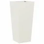 Jardinera acero blanca 35x35x75 cm de , Maceteros y jardineras - Ref: Foro24-851082, Precio: 69,53 €, Descuento: %