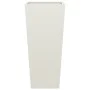 Jardinera acero blanca 35x35x75 cm de , Maceteros y jardineras - Ref: Foro24-851082, Precio: 69,53 €, Descuento: %