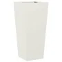 Jardinera acero blanca 35x35x75 cm de , Maceteros y jardineras - Ref: Foro24-851082, Precio: 69,53 €, Descuento: %