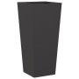 Jardinera de acero negra 35x35x75 cm de , Maceteros y jardineras - Ref: Foro24-851080, Precio: 59,99 €, Descuento: %
