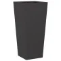 Jardinera de acero negra 35x35x75 cm de , Maceteros y jardineras - Ref: Foro24-851080, Precio: 66,16 €, Descuento: %
