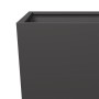 Jardinera de acero negra 35x35x75 cm de , Maceteros y jardineras - Ref: Foro24-851080, Precio: 59,99 €, Descuento: %