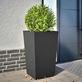 Jardinera de acero negra 45x45x75 cm de , Maceteros y jardineras - Ref: Foro24-851094, Precio: 80,02 €, Descuento: %