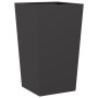 Jardinera de acero negra 45x45x75 cm de , Maceteros y jardineras - Ref: Foro24-851094, Precio: 80,02 €, Descuento: %
