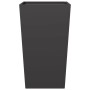 Jardinera de acero negra 45x45x75 cm de , Maceteros y jardineras - Ref: Foro24-851094, Precio: 80,02 €, Descuento: %
