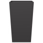Jardinera de acero negra 45x45x75 cm de , Maceteros y jardineras - Ref: Foro24-851094, Precio: 80,02 €, Descuento: %