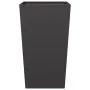 Jardinera de acero negra 45x45x75 cm de , Maceteros y jardineras - Ref: Foro24-851094, Precio: 89,58 €, Descuento: %