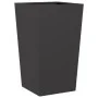Jardinera de acero negra 45x45x75 cm de , Maceteros y jardineras - Ref: Foro24-851094, Precio: 89,58 €, Descuento: %