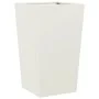 Jardinera de acero blanca 45x45x75 cm de , Maceteros y jardineras - Ref: Foro24-851096, Precio: 80,61 €, Descuento: %