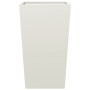 Jardinera de acero blanca 45x45x75 cm de , Maceteros y jardineras - Ref: Foro24-851096, Precio: 70,65 €, Descuento: %
