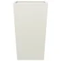 Jardinera de acero blanca 45x45x75 cm de , Maceteros y jardineras - Ref: Foro24-851096, Precio: 80,61 €, Descuento: %