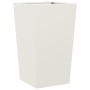 Jardinera de acero blanca 45x45x75 cm de , Maceteros y jardineras - Ref: Foro24-851096, Precio: 70,65 €, Descuento: %