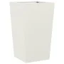 Jardinera de acero blanca 45x45x75 cm de , Maceteros y jardineras - Ref: Foro24-851096, Precio: 80,61 €, Descuento: %