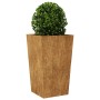 Jardineras 2 uds acero oxidado 45x45x75 cm de , Maceteros y jardineras - Ref: Foro24-851107, Precio: 106,66 €, Descuento: %
