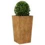 Jardineras 2 uds acero oxidado 45x45x75 cm de , Maceteros y jardineras - Ref: Foro24-851107, Precio: 129,77 €, Descuento: %