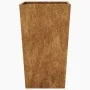 Jardineras 2 uds acero oxidado 45x45x75 cm de , Maceteros y jardineras - Ref: Foro24-851107, Precio: 129,77 €, Descuento: %