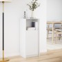 Aparador con luces LED madera ingeniería blanco 42,5x34x100 cm de , Aparadores - Ref: Foro24-852152, Precio: 60,86 €, Descuen...