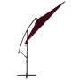 Sombrilla voladiza con palo de aluminio rojo burdeos 300 cm de vidaXL, Sombrillas - Ref: Foro24-313754, Precio: 100,30 €, Des...