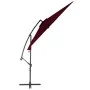 Sombrilla voladiza con palo de aluminio rojo burdeos 300 cm de vidaXL, Sombrillas - Ref: Foro24-313754, Precio: 98,13 €, Desc...