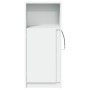 Aparador con luces LED madera ingeniería blanco 42,5x34x100 cm de , Aparadores - Ref: Foro24-852152, Precio: 60,86 €, Descuen...