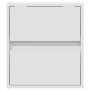 Mesitas de noche de pared con luces LED 2 unidades blanco de , Mesitas de noche - Ref: Foro24-3307962, Precio: 99,62 €, Descu...