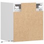 Mesitas de noche de pared con luces LED 2 unidades blanco de , Mesitas de noche - Ref: Foro24-3307962, Precio: 99,62 €, Descu...