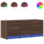 Mueble de TV LED madera ingeniería marrón roble 97x34x40 cm de , Muebles TV - Ref: Foro24-852242, Precio: 75,93 €, Descuento: %