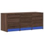 Mueble de TV LED madera ingeniería marrón roble 97x34x40 cm de , Muebles TV - Ref: Foro24-852242, Precio: 75,93 €, Descuento: %