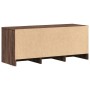 Mueble de TV LED madera ingeniería marrón roble 97x34x40 cm de , Muebles TV - Ref: Foro24-852242, Precio: 75,93 €, Descuento: %