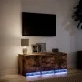 Mueble de TV LED madera ingeniería roble ahumado 97x34x40 cm de , Muebles TV - Ref: Foro24-852240, Precio: 72,67 €, Descuento: %