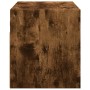 Mueble de TV de pared con luces LED roble ahumado 100x31x35 cm de , Muebles TV - Ref: Foro24-852268, Precio: 59,81 €, Descuen...