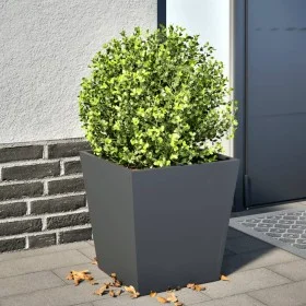 Jardinera de acero gris antracita 40x40x40 cm de , Maceteros y jardineras - Ref: Foro24-851056, Precio: 43,48 €, Descuento: %