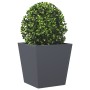Jardinera de acero gris antracita 40x40x40 cm de , Maceteros y jardineras - Ref: Foro24-851056, Precio: 41,20 €, Descuento: %