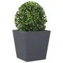 Jardinera de acero gris antracita 40x40x40 cm de , Maceteros y jardineras - Ref: Foro24-851056, Precio: 43,48 €, Descuento: %
