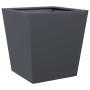 Jardinera de acero gris antracita 40x40x40 cm de , Maceteros y jardineras - Ref: Foro24-851056, Precio: 41,20 €, Descuento: %