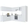 Juego de muebles de cocina 14 piezas aglomerado blanco de , Armarios de cocina - Ref: Foro24-3067666, Precio: 999,88 €, Descu...