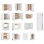 Juego de muebles de cocina 14 piezas aglomerado blanco de , Armarios de cocina - Ref: Foro24-3067666, Precio: 999,88 €, Descu...