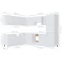 Juego de muebles de cocina 14 piezas aglomerado blanco de , Armarios de cocina - Ref: Foro24-3067666, Precio: 999,88 €, Descu...