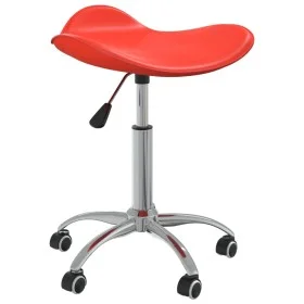 Silla de comedor giratoria de cuero sintético roja de , Sillas de comedor - Ref: Foro24-3088567, Precio: 55,10 €, Descuento: %