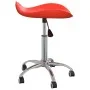 Silla de comedor giratoria de cuero sintético roja de , Sillas de comedor - Ref: Foro24-3088567, Precio: 55,10 €, Descuento: %