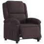 Sillón reclinable eléctrico tela marrón oscuro de , Sillones - Ref: Foro24-3204145, Precio: 242,94 €, Descuento: %