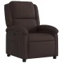 Sillón reclinable eléctrico tela marrón oscuro de , Sillones - Ref: Foro24-3204145, Precio: 242,94 €, Descuento: %
