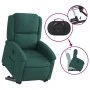 Sillón reclinable elevable tela verde oscuro de , Sillones - Ref: Foro24-3204170, Precio: 271,22 €, Descuento: %